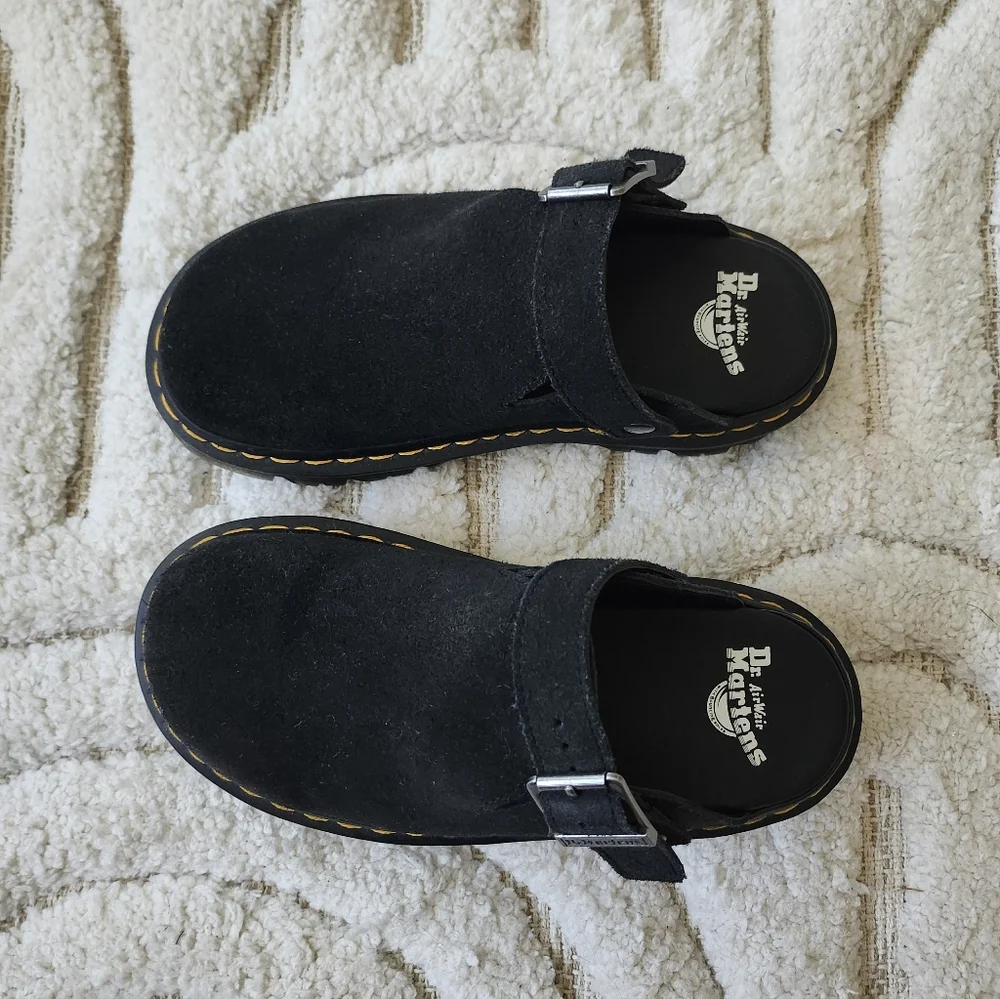 Black Doc Martens Zebzag Mules 8.5 - Picture 5 of 7